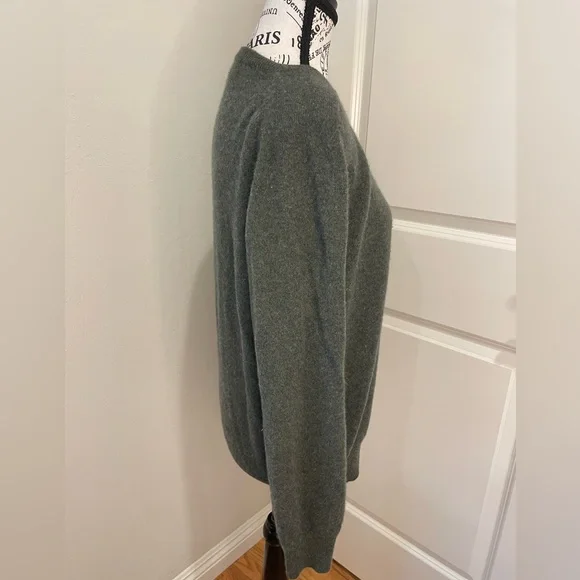 Kirkland Forest Green Cashmere Sweater Size Small - Picture 4 of 9